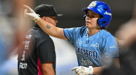 Yuruby Alicart explotó a la ofensiva, al producir cinco de las 17 carreras de Jalisco. CORTESÍA/Charros de Jalisco