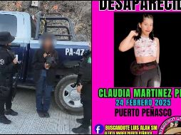 Se desconoce cómo es que llegó hasta el municipio de El Arenal y por qué caminaba sobre la carretera. ESPECIAL / Secretaría de Seguridad Social / FACEBOOK / Confidencial Sonora