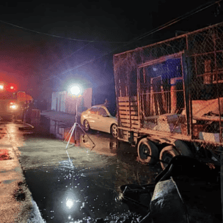 Investigan caso de incendio en negocio de llantas en Culiacán