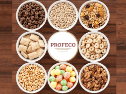 El cereal está elaborado a base de trigo inflado con un toque de endulzante, destacando por su uso de grano de trigo entero, lo que le confiere un alto contenido de fibra y proteínas. PROFECO