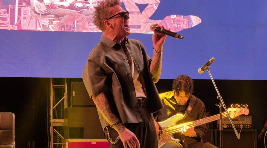 La banda interpretó “Leave a Light On”, un tema que habla sobre la prevención del suicidio, la misma causa que impulsa el festival. EL INFORMADOR/ H. Navarro