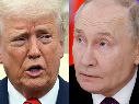 Donald Trump, presidente de Estados Unidos, y Vladímir Putin, mandatario de Rusia. AFP / ARCHIVO