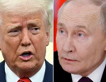 Donald Trump, presidente de Estados Unidos, y Vladímir Putin, mandatario de Rusia. AFP / ARCHIVO
