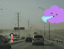 En algunas zonas del país la fuerza de los vientos oscilará desde 15 hasta los 70 km/h con rachas desde 30 hasta 80 km/h con posibles tolvaneras. SUN / ARCHIVO / CANVA