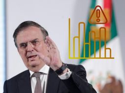 Marcelo Ebrard habló de la posibilidad de que México sufra una recesión económica. EFE / ARCHIVO