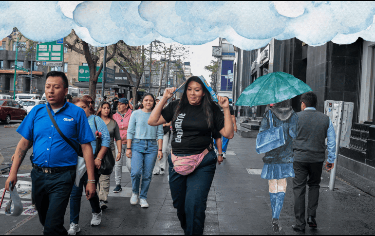 El frente frío originará lluvias e intervalos de chubascos en el noreste, centro, oriente y sureste del territorio. SUN / ARCHIVO / CANVA