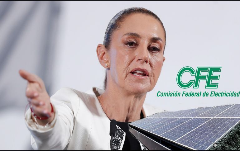 Sheinbaum anunció las medidas que se tomarán en la CFE ante la temporada de calor. EFE / Isaac Esquivel