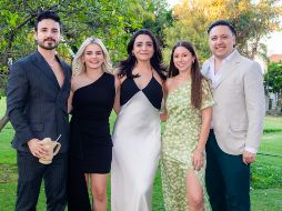 Álvaro Bayardo, Claudia Esquer, Aranza Martínez, Priscila Basulto y Christian Frey. GENTE BIEN JALISCO / A. Rodríguez