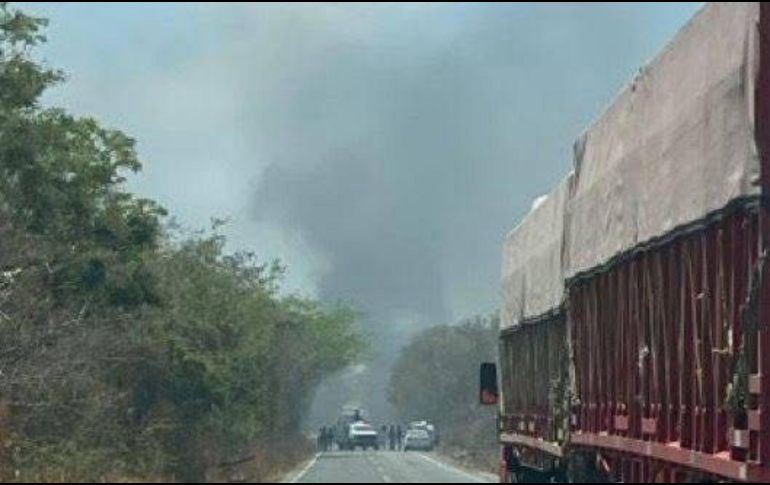 CASIMIRO CASTILLO. Se reportan bloqueos en el municipio del Sur de Jalisco. ESPECIAL