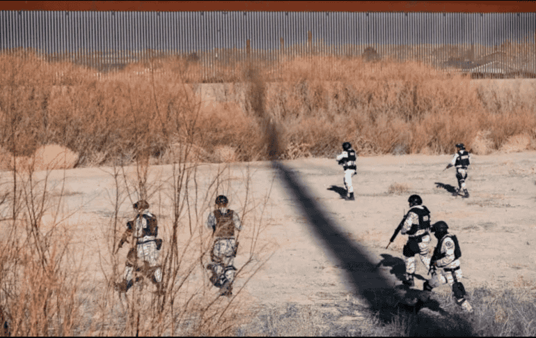 Más de 10 mil efectivos en servicio activo participan ya en los esfuerzos de seguridad fronteriza. EFE/ARCHIVO