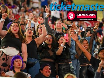 Esta es la lista completa de conciertos a los que aplica el jueves 2x1 en Ticketmaster. EL INFORMADOR / ARCHIVO
