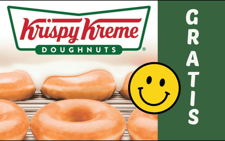 A través de sus redes sociales, Krispy Kreme informó que este beneficio estará disponible únicamente el jueves 20 de marzo. ESPECIAL/Krispy Kreme