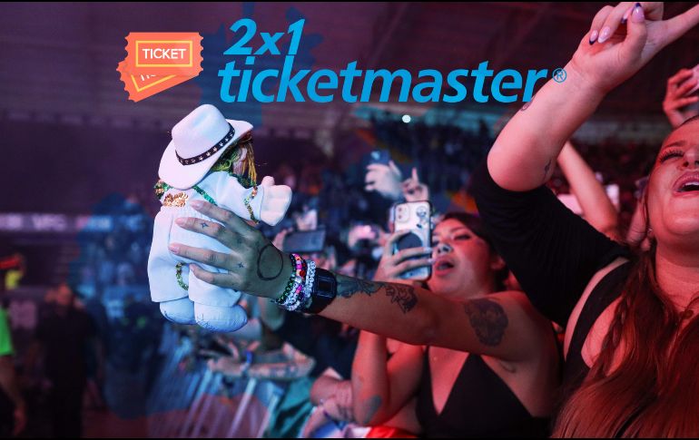 Esta es la lista completa de conciertos en Guadalajara al 2x1 en Ticketmaster. EL INFORMADOR / ARCHIVO