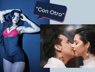 El estreno de "Con Otra" también ha generado reacciones entre otras figuras del medio artístico. Belinda, ex pareja de Nodal, dejó ver su apoyo a Cazzu al darle "like" al video promocional del tema.  INSTAGRAM/cazzu/angelaaguilar