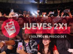 Lista completa de conciertos al 2x1 en la Ciudad de México. EL INFORMADOR / ARCHIVO