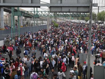 Las movilizaciones de la CNTE también se llevan a cabo en distintos puntos de la capital. SUN / C. MEJÍA