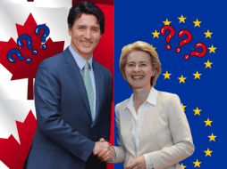 La última encuesta de Abacus muestra un gran interes de la población canadiense para la Unión Europea. ARCHIVO/EL UNIVERSAL/B. Fregoso/EFE/S. Lecocq/CANVA.