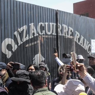 Reclaman colectivos de búsqueda que recorrido en el rancho Izaguirre 'fue una burla'