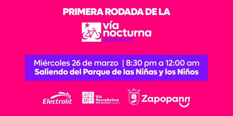  CORTESÍA/FACEBOOK/Vía RecreActiva Zapopan. 