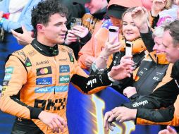 El piloto de McLaren lució impecable en la pista dejando al piloto monegasco Charles Leclerc, en segundo lugar. ESPECIAL