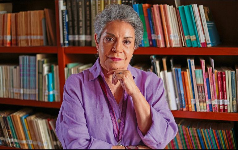 La gestora cultural posa desde las instalaciones del Museo de la Ciudad. EL INFORMADOR/ H. Figueroa