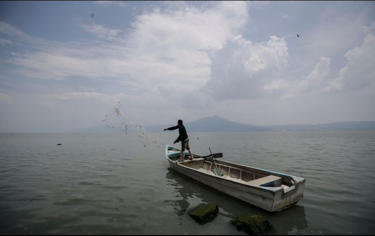El lago de Chapala se encuentra al 53.3 % de su capacidad. EL INFORMADOR/Archivo