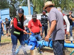 En diciembre de 2024, se llevaron a cabo trabajos de rehabilitación en el pozo, pero estos no resolvieron el problema, por esta razón, se procedió al cambio de la bomba y el motor. CORTESÍA.