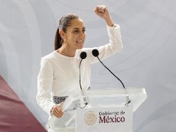 Durante la conmemoración del Día Mundial del Agua, Sheinbaum aseveró que su administración ya inició con la revisión de las concesiones de agua a personas y empresas en México. SUN/ H. Salvador.