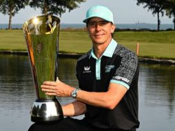 Con una brillante ronda final de 64 golpes, Ortiz superó al estadounidense Patrick Reed, ex campeón del Masters. Instagram/ @carlosortizgolf