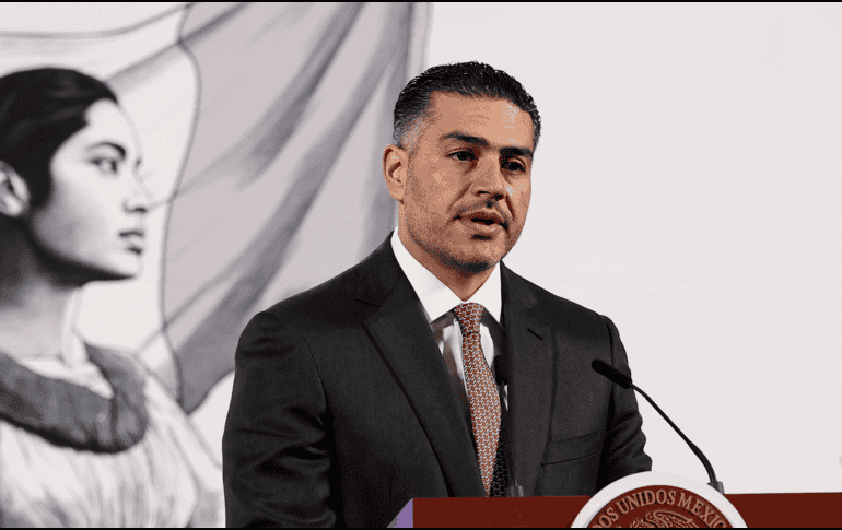 Omar García Harfuch dio a conocer los detalles de cómo operaban en el rancho de Teuchitlán y el adiestramiento al que eran sometidos los reclutados. EFE/ J. Mendez