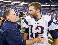 La relación entre Belichick y Tom Brady no fue la mejor en los últimos años. AFP/J. Robbins
