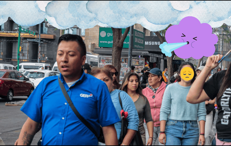 Se prevén también lluvias puntuales fuertes y rachas de viento con tolvaneras para estados del país. SUN / ARCHIVO / CANVA