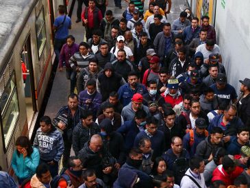 El Metro CDMX presenta aglomeraciones constantemente. SUN / ARCHIVO