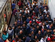 El Metro CDMX presenta aglomeraciones constantemente. SUN / ARCHIVO