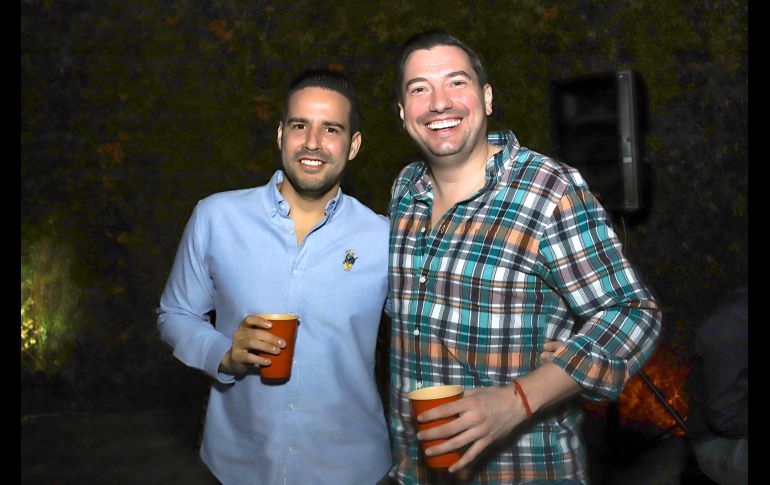 Edgard Navarro y Óscar Zapatero. GENTE BIEN JALISCO/ Claudio Jimeno