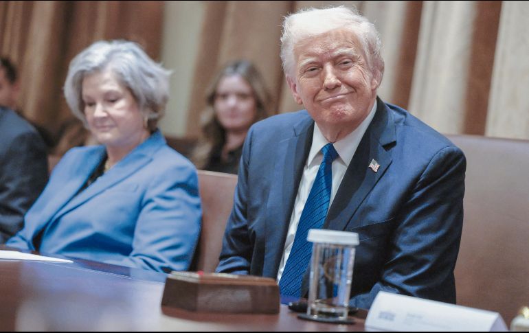 Aunque nada está decidido todavía en materia arancelaria, el presidente de Estados Unidos aplaude que México haya cambiado su estrategia de combate al tráfico de drogas. EFE