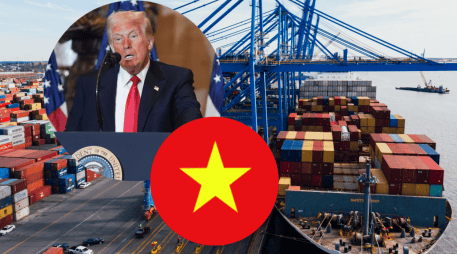 Vietnam suena como posible candidato para aranceles recíprocos de Trump por sus elevadas tarifas y superávit comercial con Estados Unidos. AP/E. VUCCI ESPECIAL