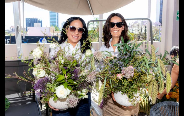 Regina Hernández y Jimena Díez de Sollanno en Doble Altura Espacios. GENTE BIEN JALISCO / A. Rodríguez