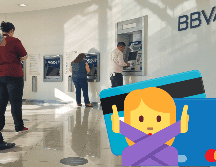 La institución exhortó a sus clientes a prestar atención a sus cuentas, pues si los tarjetahabientes pertenecen a los grupos mencionados ya no podrán realizar movimientos. EL INFORMADOR / ARCHIVO