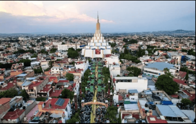 La dependencia informó que es falso que el Templo de la Luz del Mundo haya sido declarado como patrimonio cultural de Jalisco. EL INFORMADOR/ARCHIVO.
