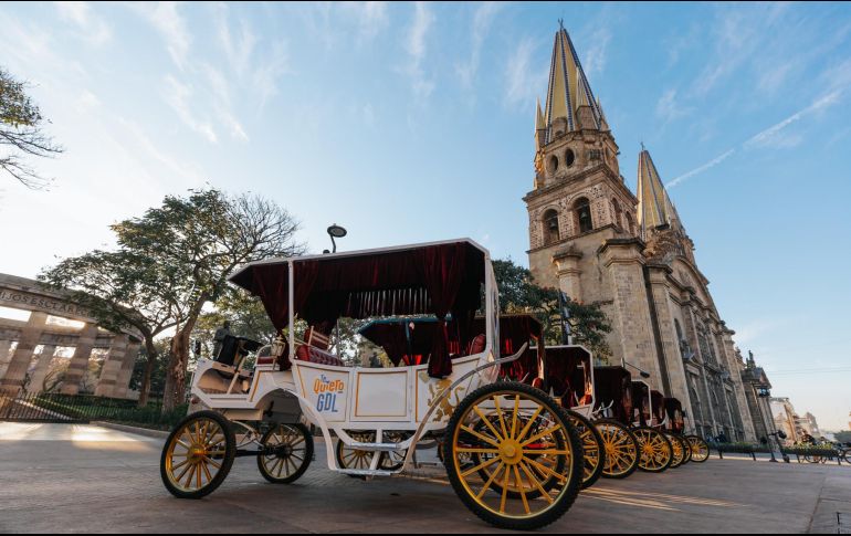 Este miércoles la alcaldesa de Guadalajara, Verónica Delgadillo, entregó 31 nuevas calandrias eléctricas al gremio tapatío, con las cuales, dijo, se mantendrá viva la tradición de los recorridos turísticos por el primer cuatro de la ciudad y sus espacios más emblemáticos. CORTESÍA