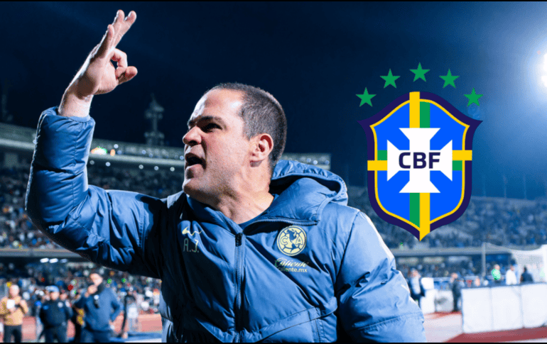 André Jardine durante la celebración del tricampeonato con América. IMAGO7