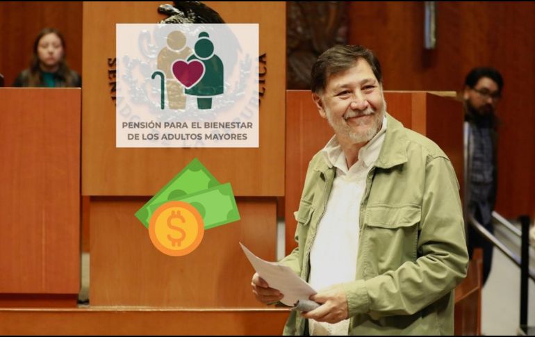 Noroña recordó que debe inscribirse a la Pensión Bienestar de Adultos Mayores. ESPECIAL / X / SENADORES MORENA