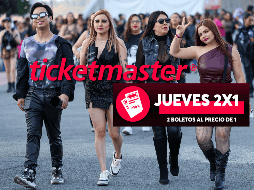 Estos son todos los conciertos a los que aplica el jueves 2x1 de Ticketmaster hoy 27 de marzo. EL INFORMADOR / ARCHIVO