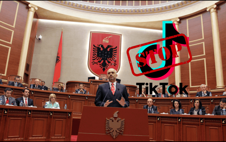 TikTok queda bloqueada en Albania para móviles y tabletas. ARCHIVO/AP Photo/H. Pustina/CANVA.