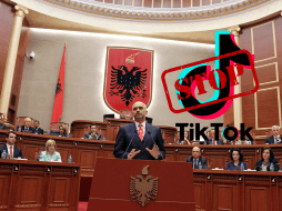 TikTok queda bloqueada en Albania para móviles y tabletas. ARCHIVO/AP Photo/H. Pustina/CANVA.