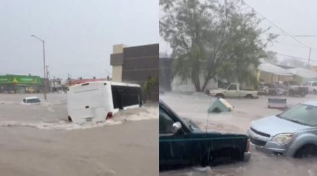 Reynosa, Tamaulipas, se vio afectada por fuertes lluvias que dejaron impactos significativos en la región. ESPECIAL.