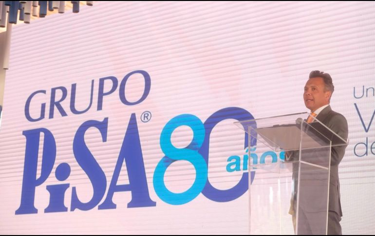 El Gobernador recordó que proyectos como PiSA suman al desarrollo económico del estado, con la generación de más de 32 mil empleos. CORTESÍA.