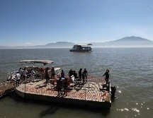 El lago de Chapala ha disminuido 2 % en las últimas tres semanas. EL INFORMADOR/Archivo