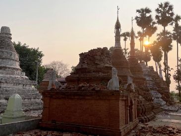 Birmania fue sacudido por un terremoto de magnitud 7.7 ayer viernes. EFE / C. Naing